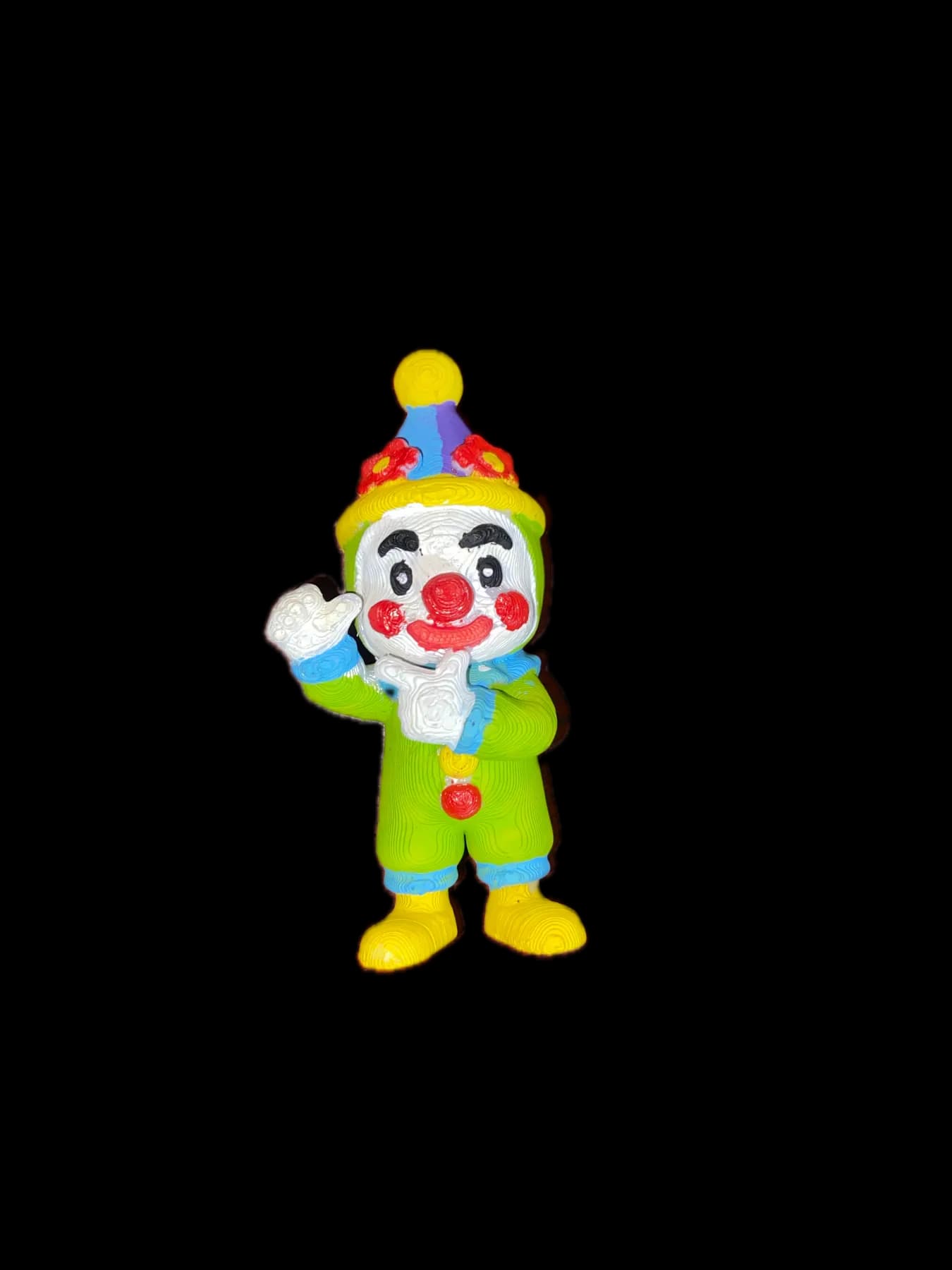 Imán artesanal de Payaso