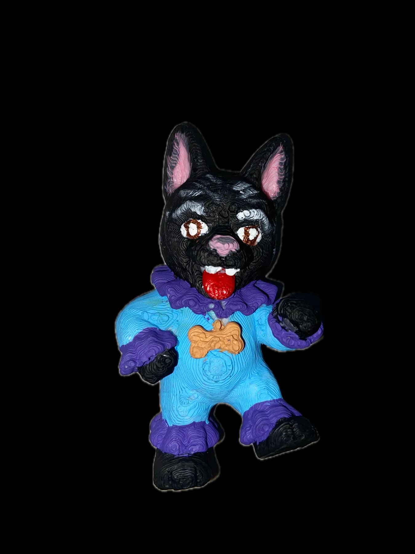 Imán artesanal de Perro